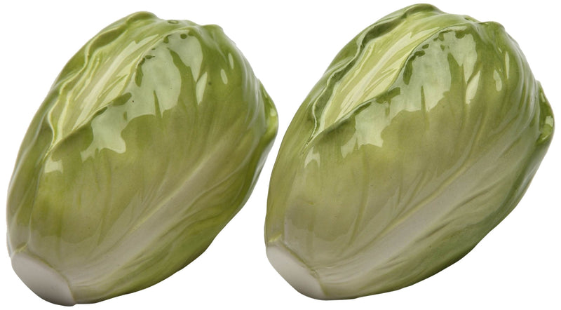 [Australia - AusPower] - Cosmos Gifts Ceramic Cabbage Salt and Pepper Set, 2-Inch 