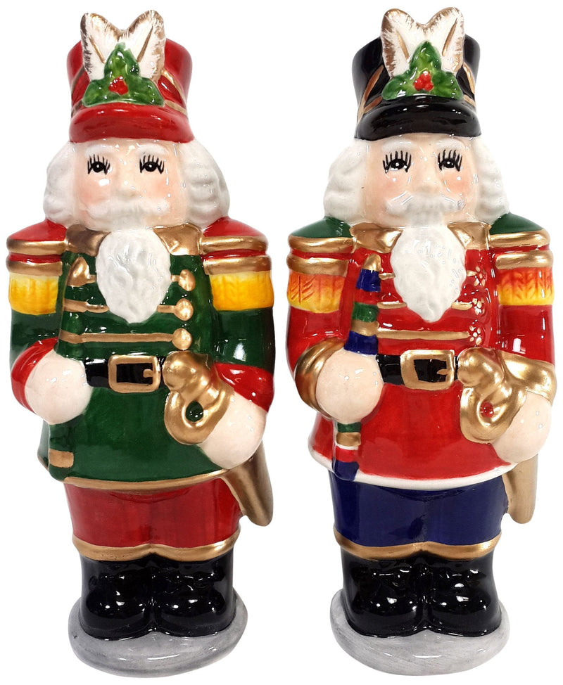 [Australia - AusPower] - Cosmos 54546 Gifts Ceramic Nutcracker Salt and Pepper Set, 4-1/2-Inch 