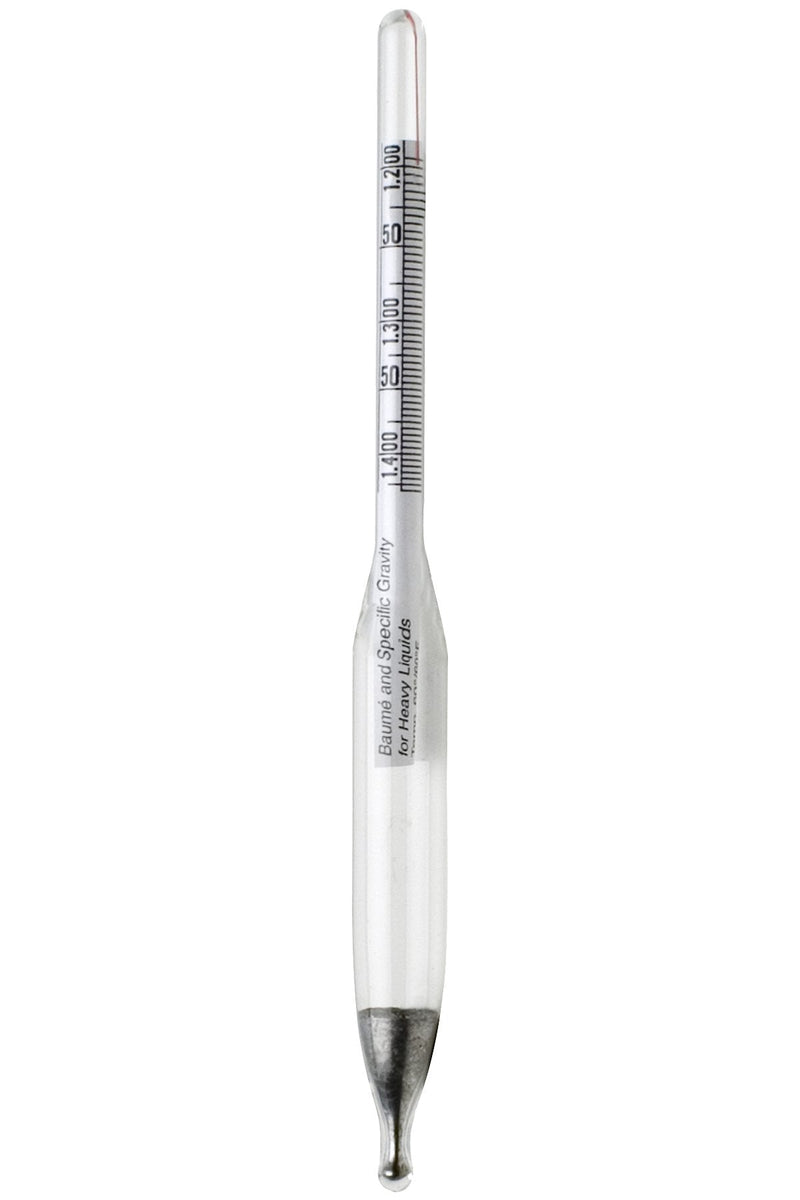 [Australia - AusPower] - SP Bel-Art, H-B DURAC 1.000/1.400 Specific Gravity and 0/41 Degree Baume Dual Scale Hydrometer for Liquids Heavier Than Water (B61806-0600) 