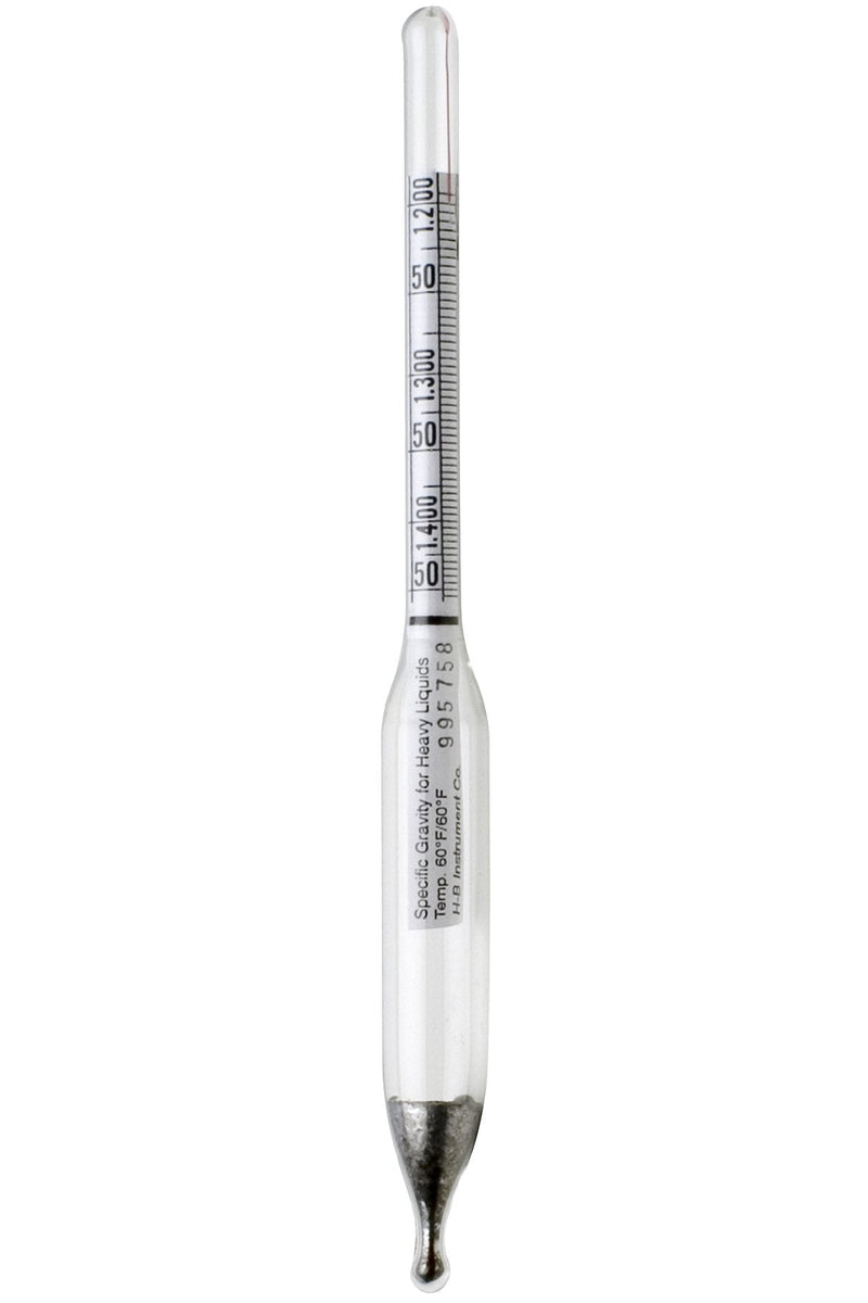 [Australia - AusPower] - SP Bel-Art, H-B DURAC 1.400/1.620 Specific Gravity Hydrometer for Liquids Heavier Than Water (B61801-7400) 