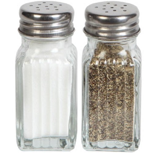 [Australia - AusPower] - Greenbrier, 2-ct. Set Glass Salt and Pepper Shakers, 2 