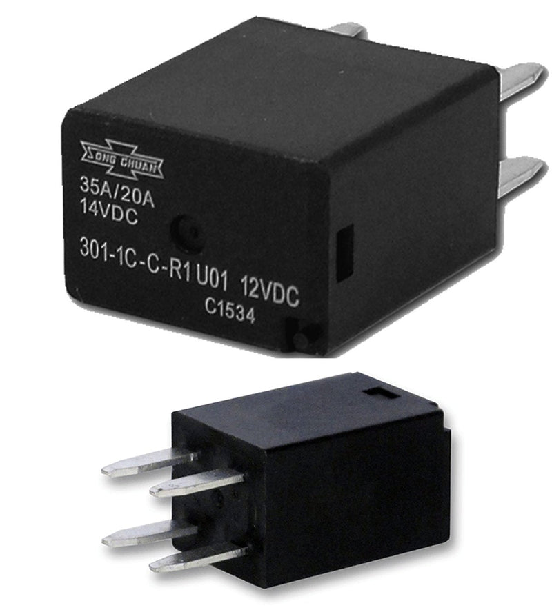 [Australia - AusPower] - Automotive Relays SPDT 35A 12VDC (1 piece) 