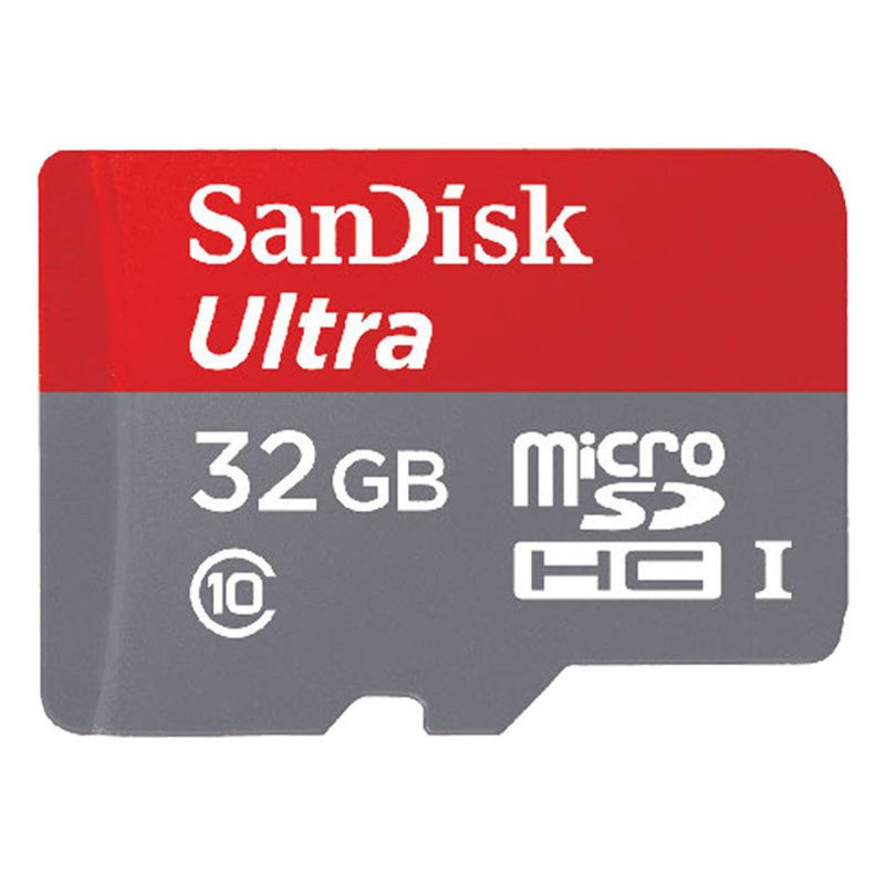 [Australia - AusPower] - SanDisk Ultra 32GB UHS-I/Class 10 Micro SDHC Memory Card With Adapter - SDSDQUAN-032G-G4A 