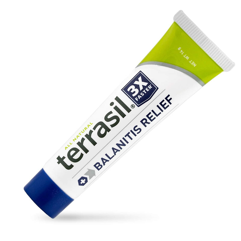[Australia - AusPower] - Terrasil® Balanitis Relief - Patented All-Natural, Gentle, Soothing Skin Relief Ointment for Relief from Irritation, Itch, Redness and Inflammation, Balanitis Symptoms - 14g 