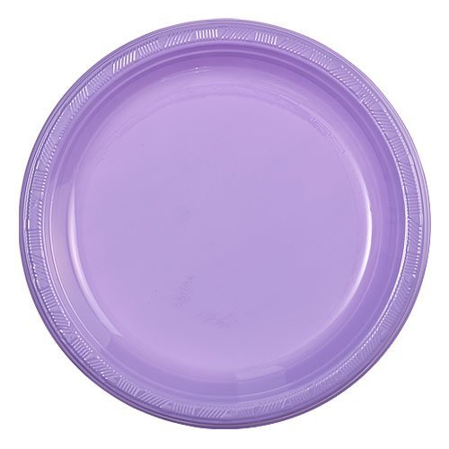[Australia - AusPower] - Party Dimensions Party 9" | Hydrangea | Pack of 10 Plastic Plate, 9 inches 