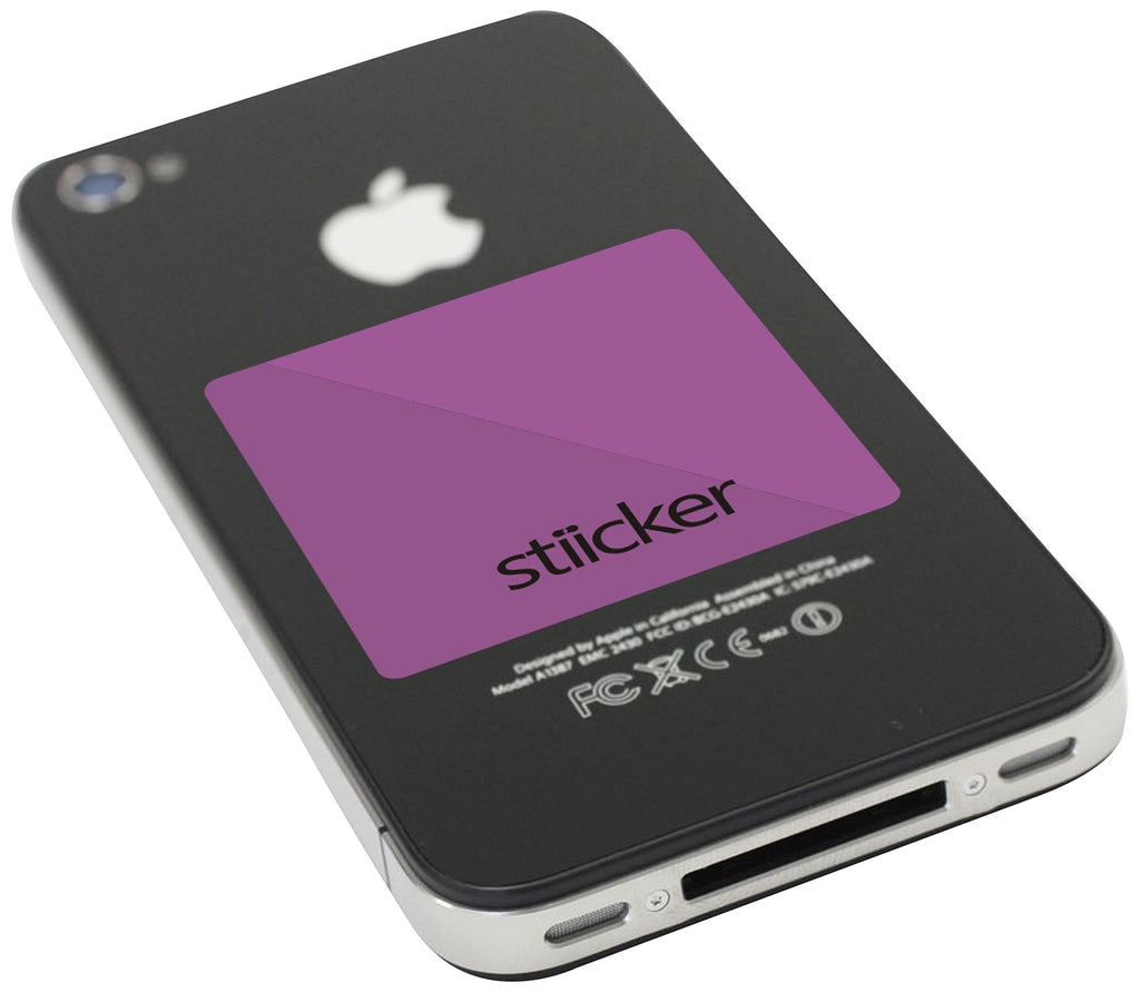 [Australia - AusPower] - Stiicker Mobile Magnet Mount for Smartphones, Radiant Orchid Purple Standard Packaging 