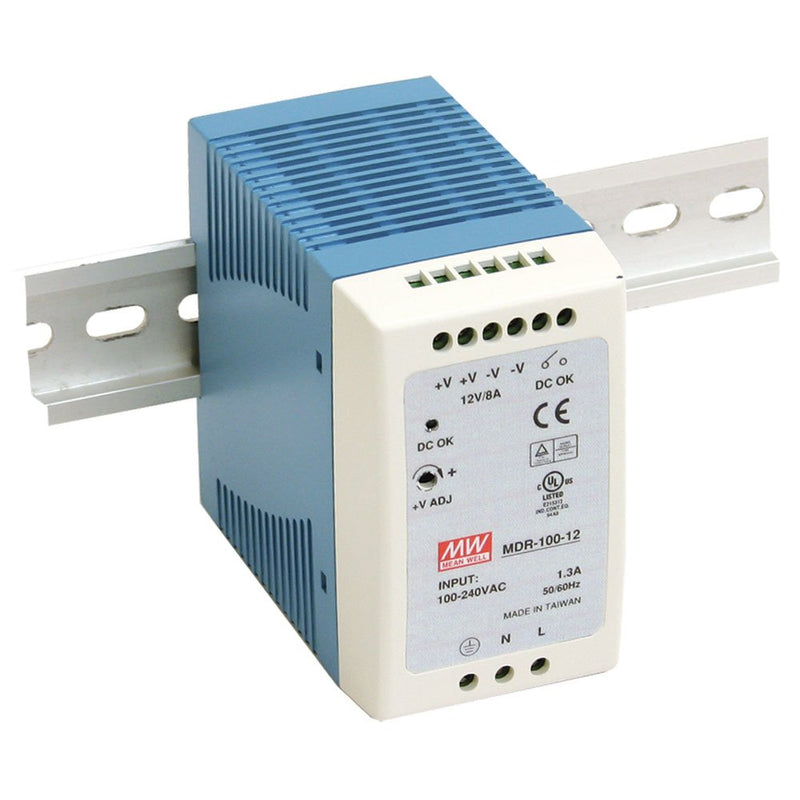 [Australia - AusPower] - MEAN WELL MDR-100-48 96W DIN-Rail Switching Power Supply 