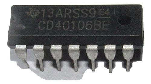 [Australia - AusPower] - Texas Instruments CD40106BE CD40106 CMOS Hex Schmitt Triggers DIP14 5 Pack 