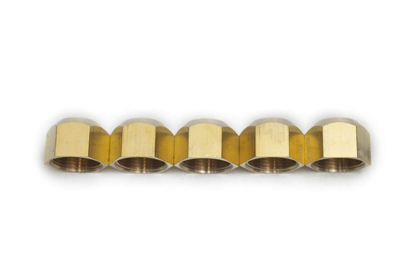 [Australia - AusPower] - LTWFITTING Brass 3/4" OD Flare Cap, Brass Flare Tube Fitting(Pack of 5) 