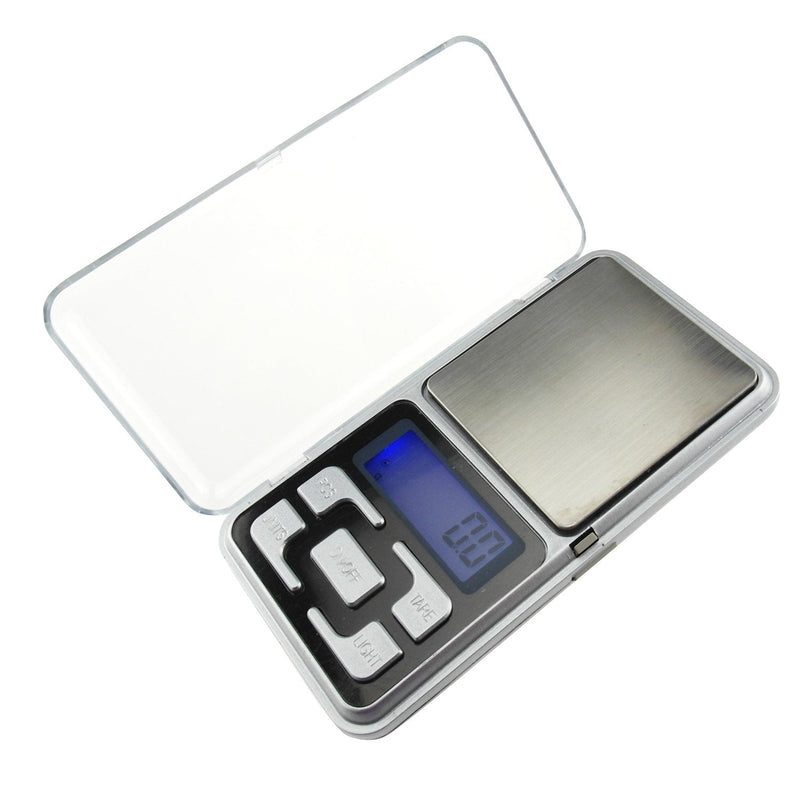 [Australia - AusPower] - High Accuracy Mini Electronic Digital Pocket Scale Jewelry Diamond Gold Coin Calibration Weighing Balance Portable 100g/0.01g Counting Function Blue LCD g/tl/oz/ct/gn 