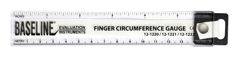 [Australia - AusPower] - Baseline 12-1222 Finger Circumference Gauge, 6"/15 cm Maximum 
