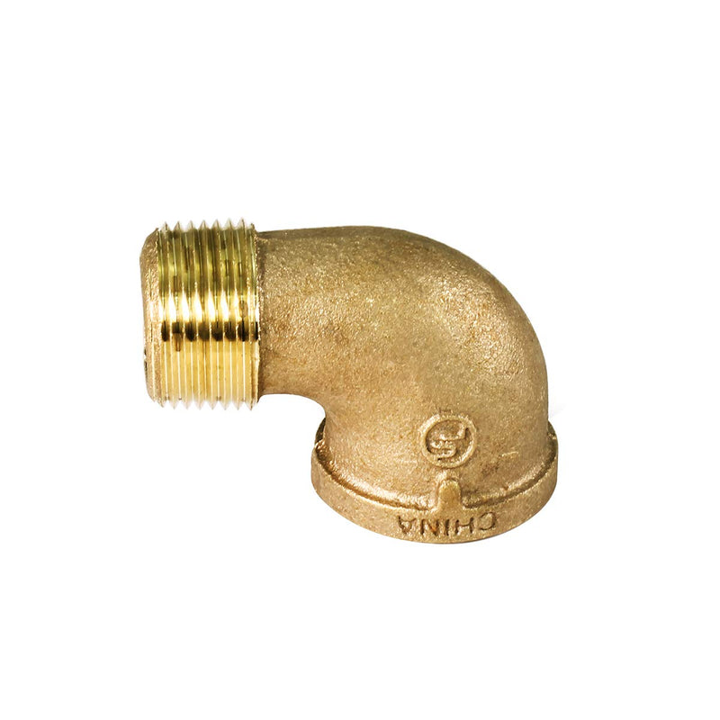 [Australia - AusPower] - Supply Giant CSTO0100 1-Inch Brass Street Elbow 90 Degrees Lead Free with Male & Female National Pipe Taper Threaded Fittings Brass Construction Higher Corrosion Resistance Economical & Easy to Install, 6 