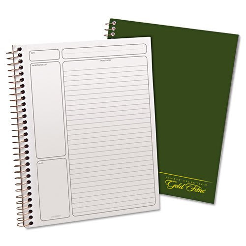 [Australia - AusPower] - Ampad - Gold Fibre Wirebound Legal Pad, 9-1/2 x 7-1/4, White, Green Cover, 84-Sheets 20-816 (DMi EA 