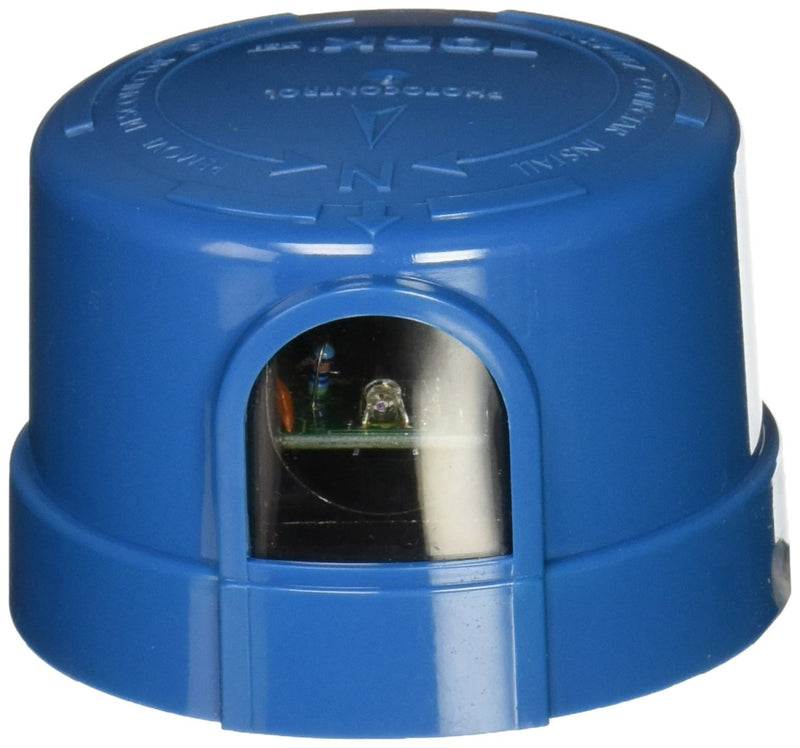 [Australia - AusPower] - NSI Tork 5237-UL 5200 Series Utility Grade Electronic Twist Lock Photo Control with Fail on Mode, 105V, 305 VAC Silicon Photosensor Sensor,Blue 