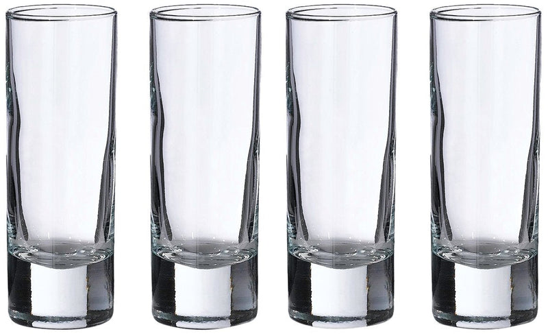 [Australia - AusPower] - Lillian Rose Set of 4 Tall Shot Glasses, 4", Clear 