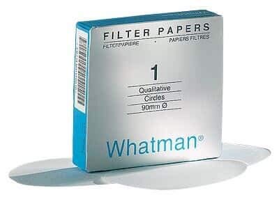 [Australia - AusPower] - Whatman 1004-185 Whatman 1004-185 Qualitative Filter Papers; 18.5 cm Diameter; Pore Size, 20-25 µ (Pack of 100) 