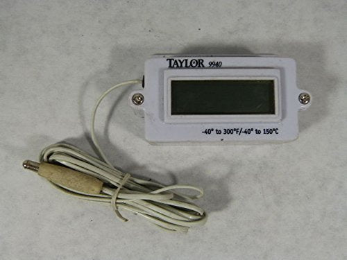 [Australia - AusPower] - Taylor - 9000030 9940 Panel-Mount LCD Thermometer with Remote Probe; -40-150C/-40-300F 