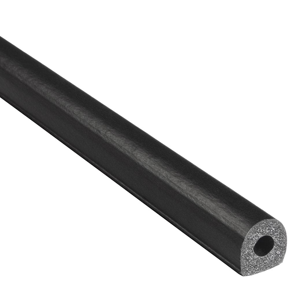 [Australia - AusPower] - TRIM-LOK - X101HT-25 Trim-Lok D-Shaped Rubber Seal (Thick Wall) – .50” Height, .50” Width, 25’ Length – EPDM Foam Seal with HT (General Acrylic) Pressure Sensitive Adhesive System, Door/Window Weather Seal for Cars, Trucks, RVs, Boats 25 Feet 