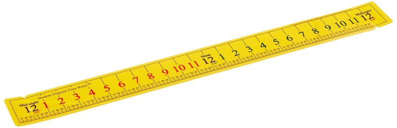 [Australia - AusPower] - Learning Advantage 7546 Student Elapsed Time Ruler (Pack of 10) 