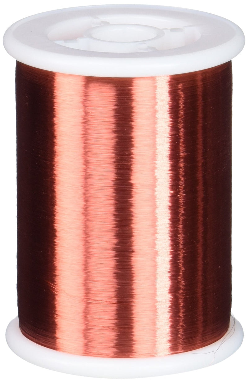 [Australia - AusPower] - Remington Industries 43SNSPR 43 AWG Magnet Wire, Enameled Copper Wire, 1.0 lb, 0.0024" Diameter, 66092' Length, Red 
