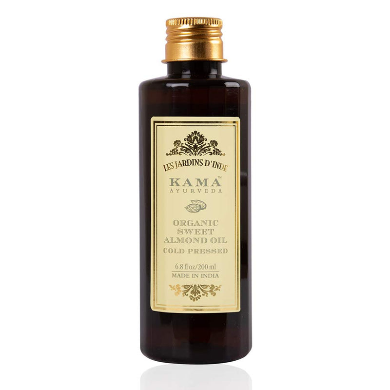 [Australia - AusPower] - Kama Ayurveda Organic Sweet Almond Oil, 200ml 
