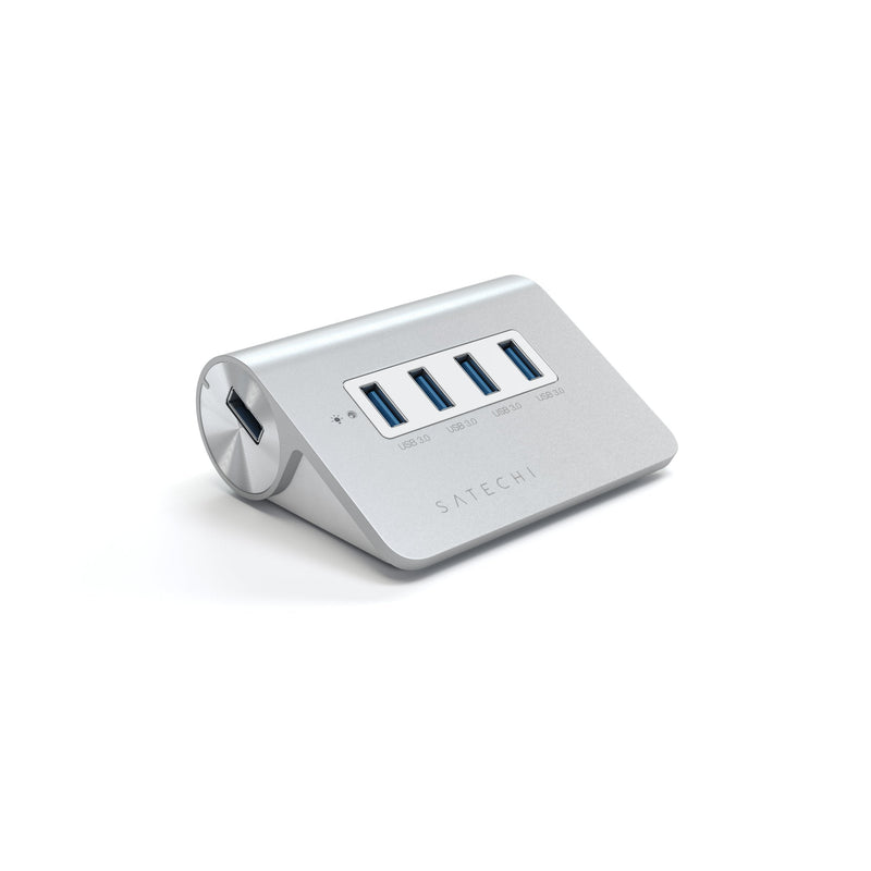 [Australia - AusPower] - Satechi 4 Port USB 3.0 Premium Aluminum Hub (White Trim) v2.0 