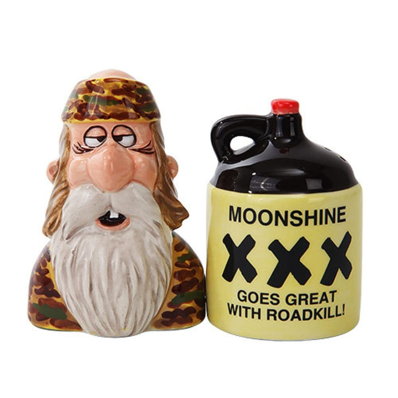 [Australia - AusPower] - Attractives Moonshine Road Kill Ceramic Magnetic Salt Pepper SHAKERS 