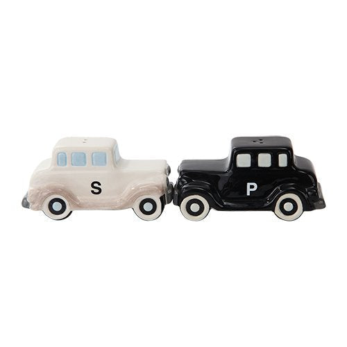 [Australia - AusPower] - Attractives Antique Cars - Magnetized Ceramic Salt & Pepper Shakers 