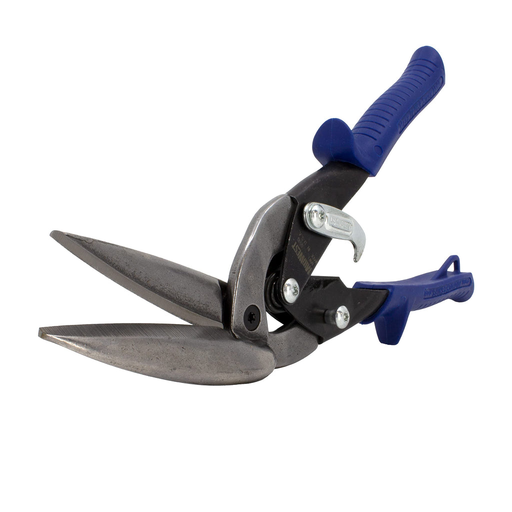 [Australia - AusPower] - MIDWEST Power Cutters Long Cut Snip - Straight Cut Offset Tin Cutting Shears with Forged Blade & KUSH'N-POWER Comfort Grips - MWT-6516 