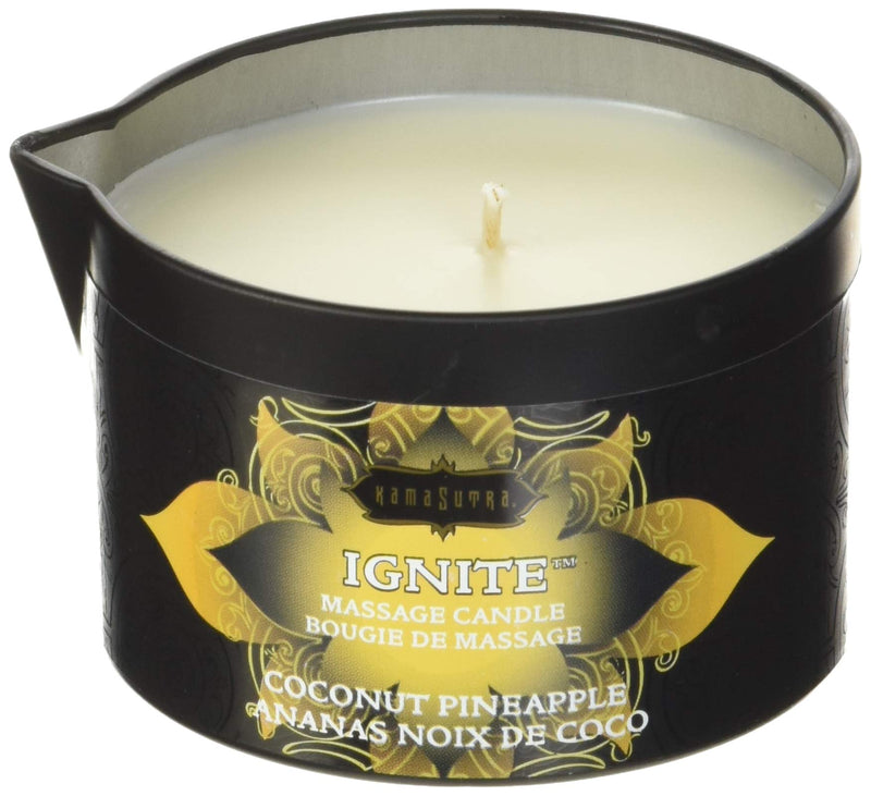 [Australia - AusPower] - Kama Sutra Massage Candle Lubricant, Coconut Pineapple, 6 Fluid Ounce 