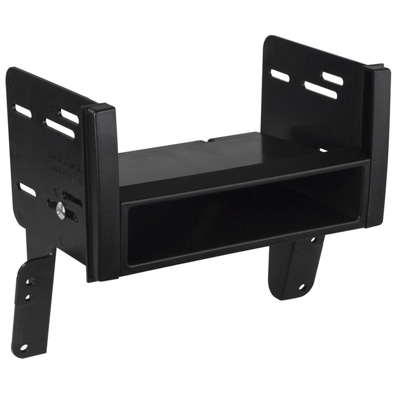 [Australia - AusPower] - Scosche NN1678B Compatible with 2013-15 Nissan Titan Base Model ISO Double DIN & DIN+Pocket Dash Kit Black 