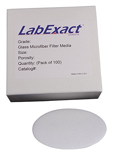 [Australia - AusPower] - LabExact 1200252 Grade CFP4 Qualitative Cellulose Filter Paper, 25µm, 5.5cm (Pack of 100) 