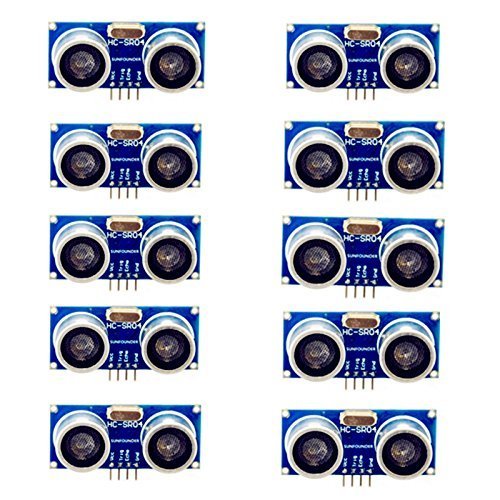 [Australia - AusPower] - WYPH Ultrasonic Module HC-SR04 Distance Measuring Ranging Sensor for Arduino UNO for Mega R3 for Mega2560 Duemilanove Nano Robot Pack of 10pcs 