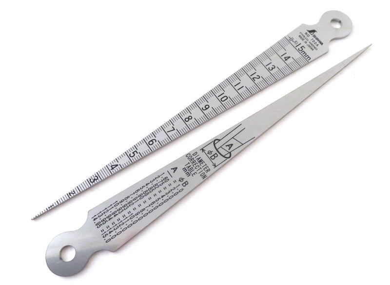[Australia - AusPower] - Shinwa 15 mm Taper Gauge Stainless Hadened Steel 700a 