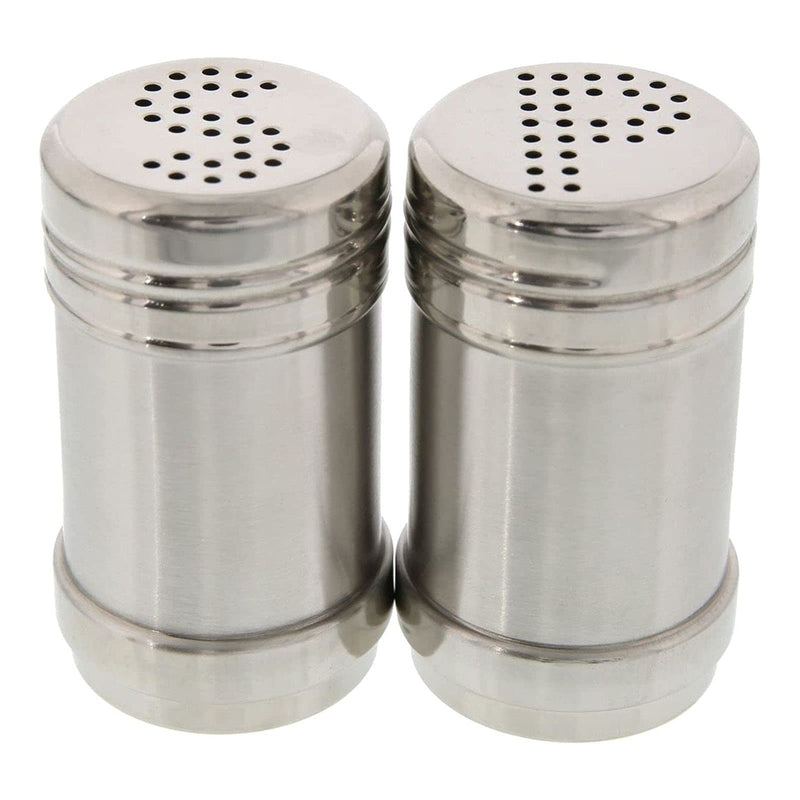 [Australia - AusPower] - Stainless Steel Salt and Pepper Shakers Set for Kitchen Condiments (3.5 In, 2 Pieces) 