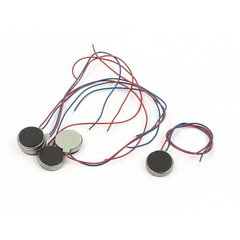 [Australia - AusPower] - uxcell 5pcs DC3V/0.1A 1.5V/0.05A 10x2.7mm Coin Mobile Vibration Motor 