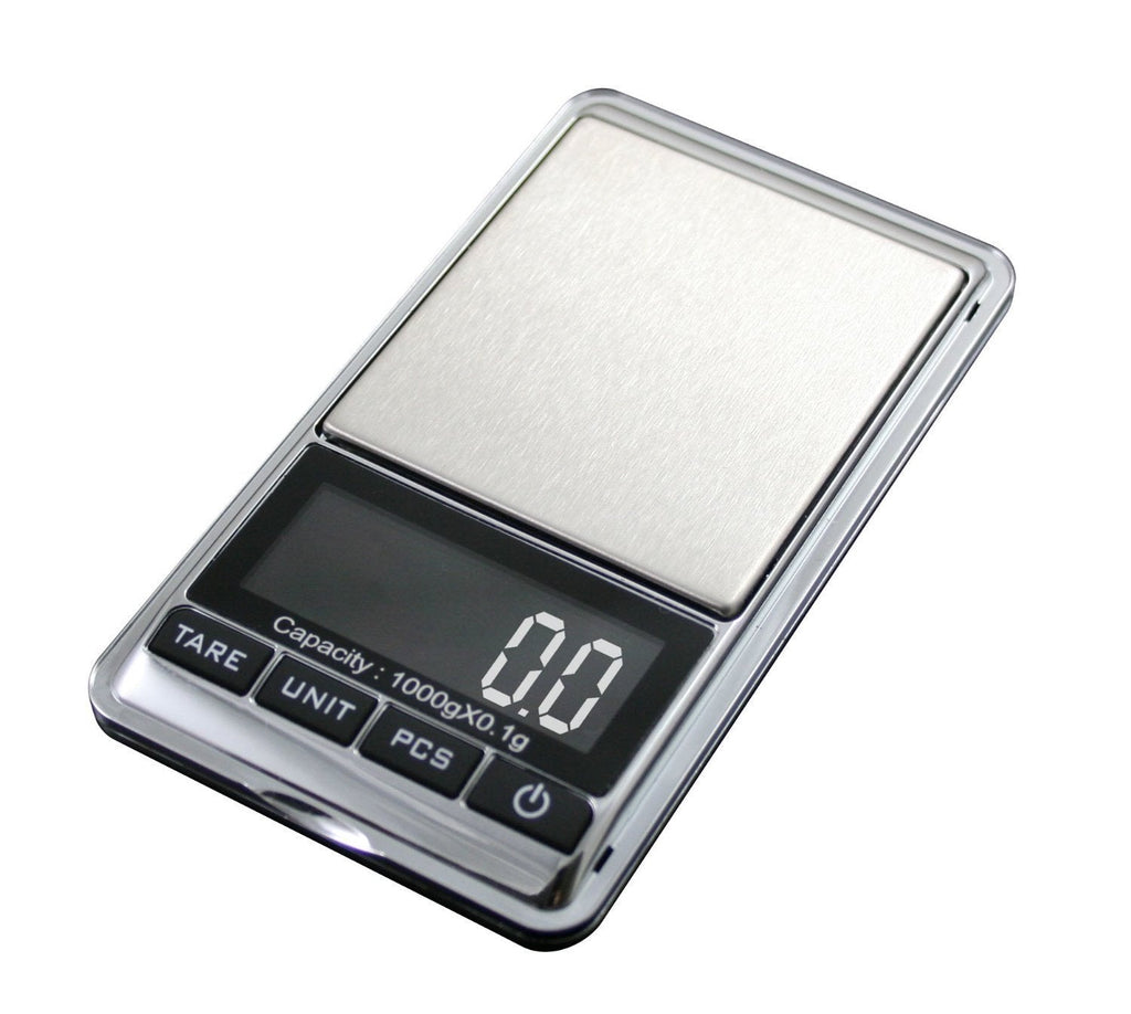 [Australia - AusPower] - Mini Digital LCD Jewelry Pocket Gram Scale, 1kg Max Capacity - 1000 X 0.1 G 