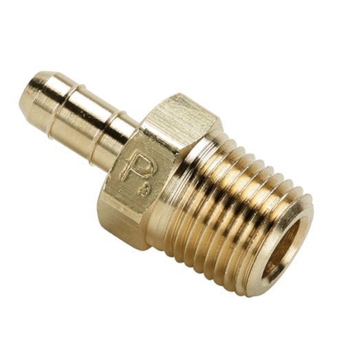 [Australia - AusPower] - Parker Hannifin 224-8 Dubl-Barb Brass Body Union Tee Fitting, 1/2" Barb Tube x 1/2" Barb Tube 
