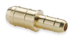 [Australia - AusPower] - Parker Hannifin 224-6-6-4 Dubl-Barb Brass Body Union Tee Fitting, 3/8" Barb Tube x 1/4" Barb Tube 