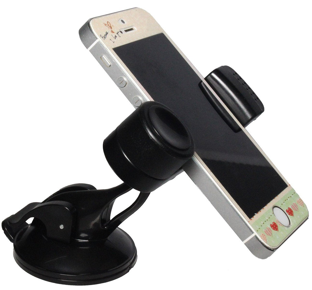 [Australia - AusPower] - LotFancy Cell Phone Holder - Mobile Phone Car Mount - Universal Windshield Dashboard + Air Vent Cradle for iPhone 8 7 7Plus 6 6Plus 5S 5 5C Samsung Galaxy S7 Edge 6S 5 Smartphones & GPS StyleC 