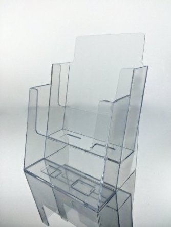 [Australia - AusPower] - Dazzling Displays 2-Tier 6 x 9 Half-Page Brochure Holder 1 