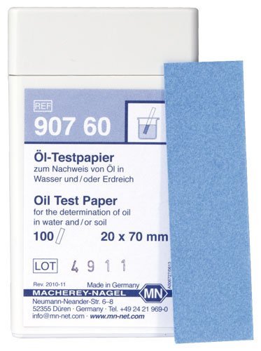 [Australia - AusPower] - Macherey-Nagel, 90760, Oil Test Paper, Box of 100 Strips 
