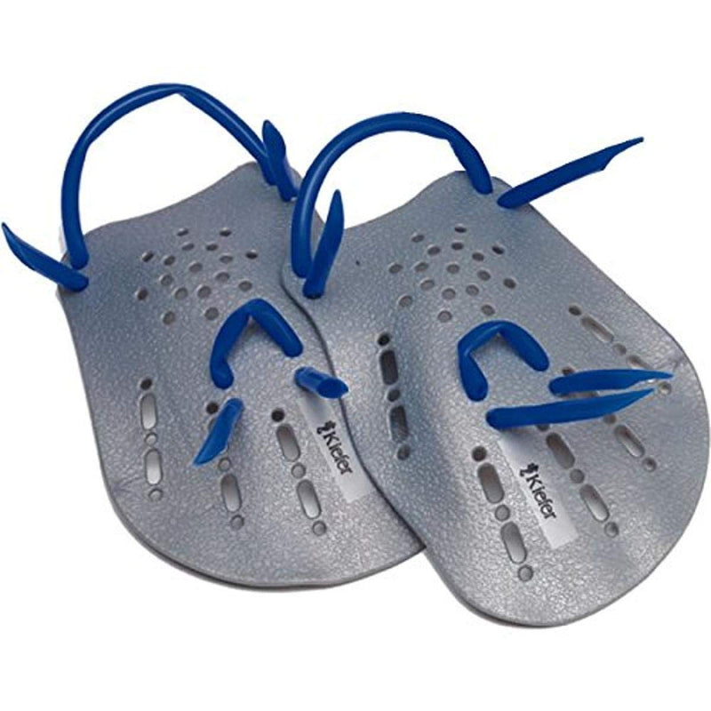 [Australia - AusPower] - Kiefer Ergo Hand Paddle (1-Pair) Medium Silver 