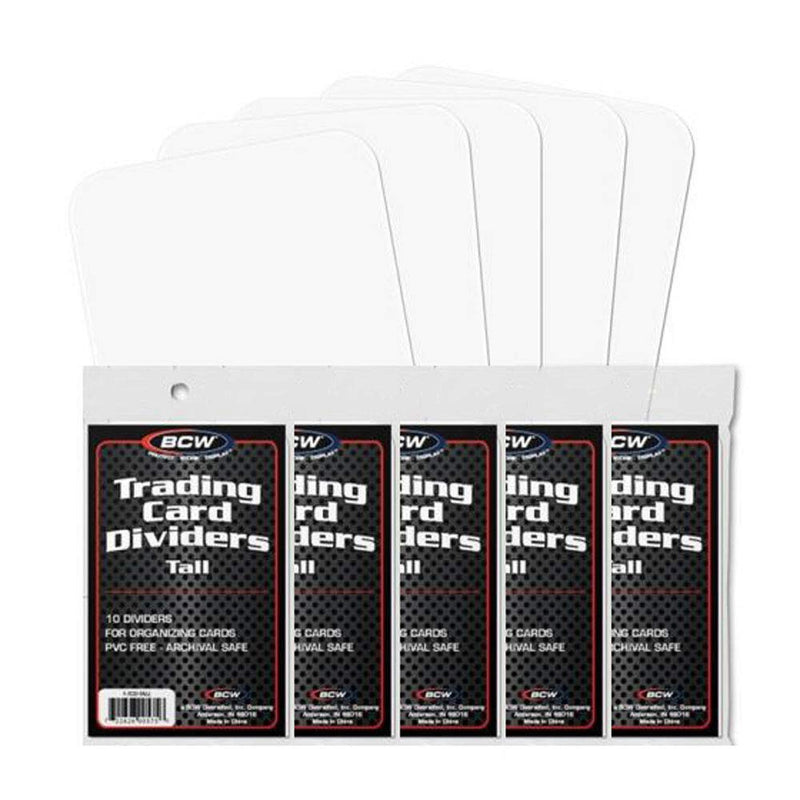[Australia - AusPower] - BCW Tall Trading Card Dividers - 50 ct 