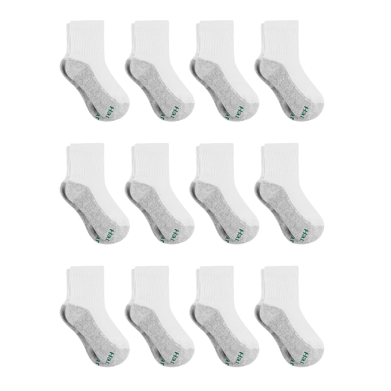 [Australia - AusPower] - Hanes Boys' Extra Durable Ankle Socks Multipack Small White 