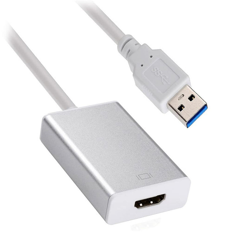 [Australia - AusPower] - JSER USB 3.0 & 2.0 to HDMI HDTV Adapter Cable External Graphics Card for Windows PC Laptop 