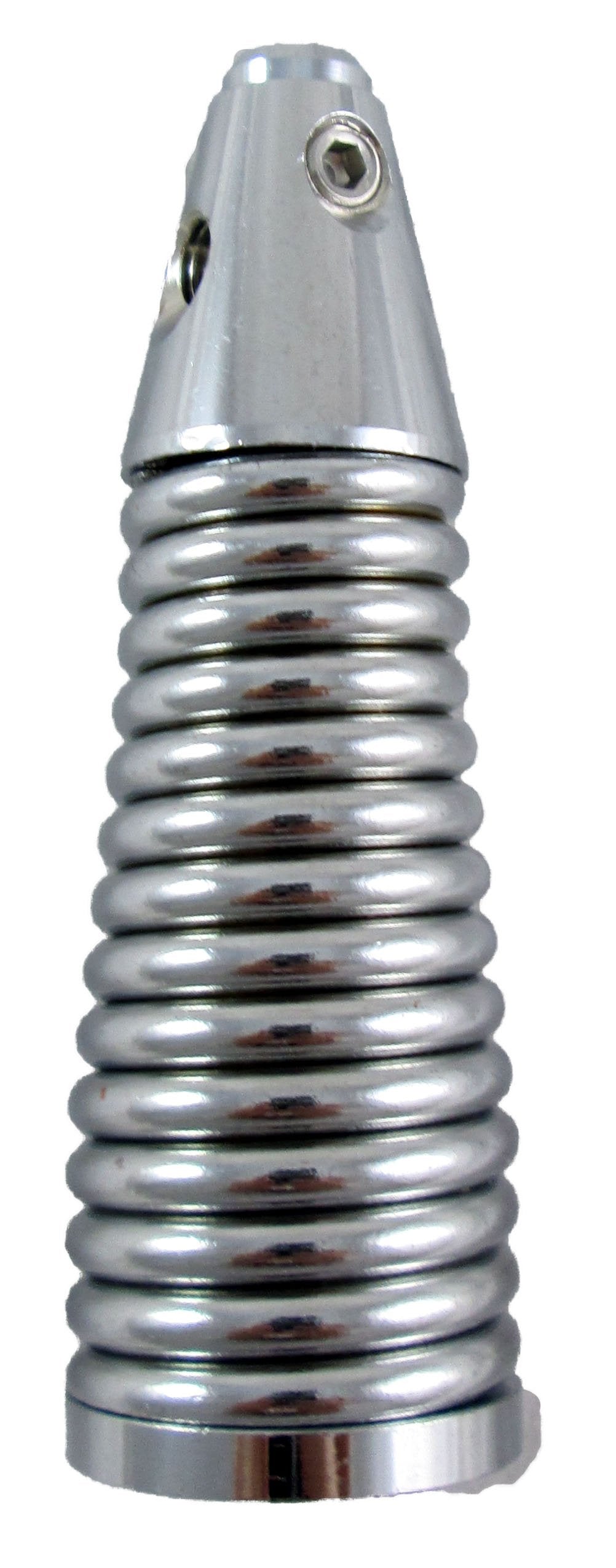 [Australia - AusPower] - Tram Browning 1214 chrome plated antenna spring for .100" diameter whip 2.5 mm 