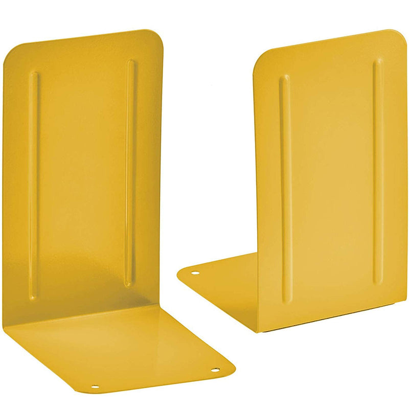 [Australia - AusPower] - Acrimet Premium Metal Bookends (Heavy Duty) (Yellow Color) (1 Pair) 
