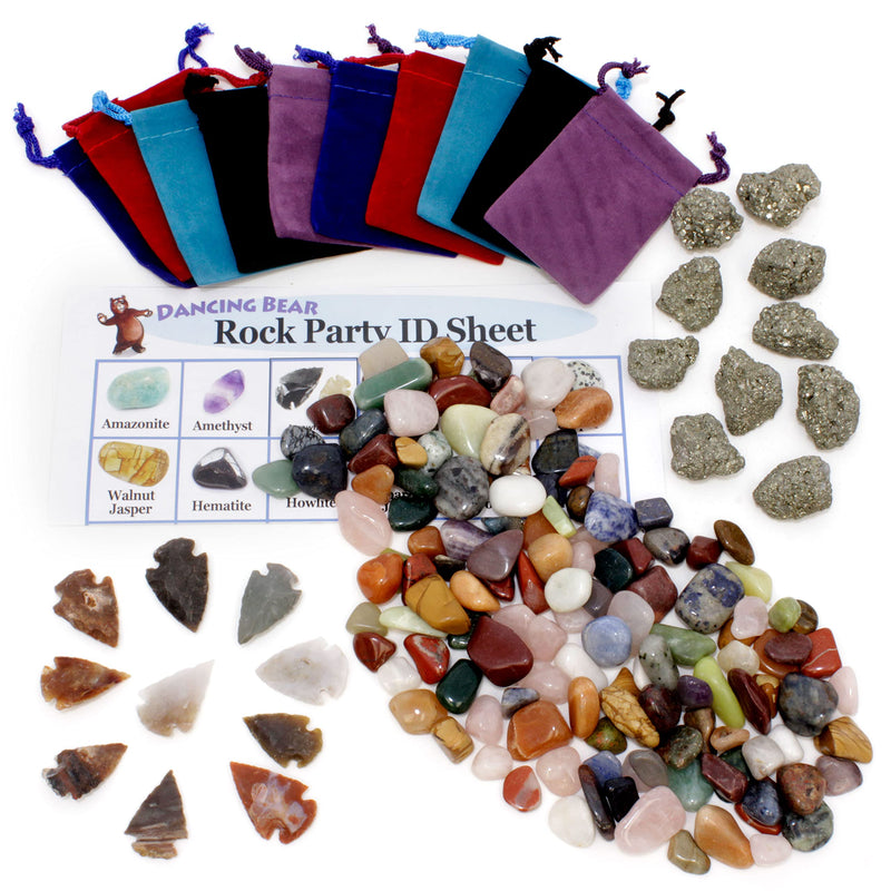 [Australia - AusPower] - Party Favor Bag Kit. (Party Kit Tumbled Stone) Party Kit Tumbled Stone 