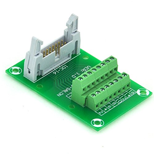 [Australia - AusPower] - Flat Ribbon Cable 0.1" FRC Connector Breakout Board Module (IDC16 2x8Pin) IDC16 2x8Pin 